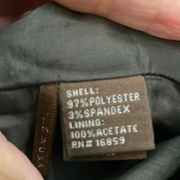 J McLaughlin Gray Flare Bottom Pencil Skirt Size 2 - Picture 7 of 8